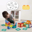 BINZKBB Light Magnetic Tiles Building Blocks for Kids,3D Clear Educational STEM Building Toys,Magnetic Marble Run Blocks Toys for Kids Ages 3 4 5 6 7 8 10+Year Old Boys Girls Creative Gift(110 PCS) by TinyTreasures Baby Boutique