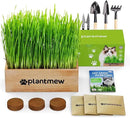 Organic Cat Grass Kit for Indoor Cats - 3 Pack with Cat Grass Seeds, Nutrient Soil & Planter Pots | Complete Growing Set for Fresh Pet Grass (Non-GMO Wheat Grass) by GreenHaven Gardens