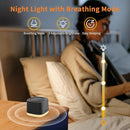 Portable Sound Machine,Mini Travel White Noise Machine for Sleeping with Breathing Night Light, 16 Soothing Sounds, Timer, Rechargeable Brown Noise Sound Machine for Sleep,Adults,Office Privacy(Black) by TinyTreasures Baby Boutique