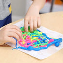 Steve Spangler Science String Slime Deluxe Kit, Includes Pink, Blue, Yellow & Clear (3.4 oz. Each) – DIY Slime Science Experiment Kit for Kids, Learn/Teach Science of Polymers, Exciting STEM Activity by TinyTreasures Baby Boutique