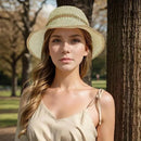 Floppy Big Beach Straw Hats for Women Foldable Summer Wide Brim Packable Sun Hat Womens Travel Straw Fedora Hat by GreenHaven Gardens