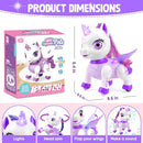 Unicorn Toys for Girls Age 4-6: Robot Pets for Kid Remote Control Robot Toy for Ages 5-7 Smart Robots Girl Toy 4-5 Robot Toy for Kid 8-12 Birthday Gifts for 3 4 5 6 7 8 Year Old Girl, Purple by TinyTreasures Baby Boutique