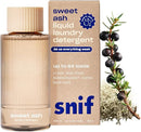 Snif Sweet Ash Laundry Detergent, Low Key Sweet and Earthy Scent, 64 Loads, Non-Irritating to Skin, Clean, Non-Toxic, Vegan, Cruelty Free, 32oz by TinyTreasures Baby Boutique