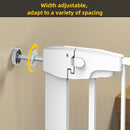 Easy Step Walk-Thru Baby Gate – Adjustable Safety Gate for Babies & Pets, Pressure Mount Kit, Includes Wall Cups & Extensions – 29.7 to 48.8W x 30.5H inches, CPC Certified by TinyTreasures Baby Boutique