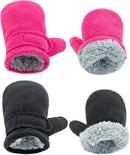 BAVST Baby Toddler Winter Mittens Girls Warm Fleece Lined Gloves Kids Sherpa Lined Mittens for Boys by TinyTreasures Baby Boutique