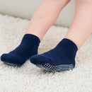 Zaples Baby Non Slip Grip Ankle Socks with Non Skid Soles for Infants Toddlers Kids Boys Girls by TinyTreasures Baby Boutique