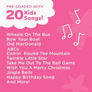 Move2Play, Kids Karaoke Microphone | Includes Pre-Loaded Songs & Bluetooth | Kids Birthday Party Gift | Toy for All Ages 2, 3, 4, 5, 6+ Year Old Girls, Boys & Toddlers by TinyTreasures Baby Boutique