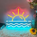 Sunset Sunrise Neon Sign, Neon Signs for Wall Decor Dimmable LED Neon Light Sign for Beach Bedroom Living Room Wedding Bar Party Home Room Decor by GreenHaven Gardens