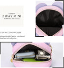 KL928 Girls Bowknot Polka Dot Cute Mini Backpack Small Daypacks Convertible Shoulder Bag Purse for Women by TinyTreasures Baby Boutique