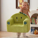 ALIMORDEN Animal Series Kid's Chair, Ultra-Soft Comfy Foam Filled Toddler Sofa Chair, Cute Animal-Shaped Design Toddler Couch, Lightweight Birthday for Baby Boys & Girls (Dinosaur) by CozyNest Decor