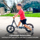 JOYSTAR 10"/12" Toddler Balance Bike for Girls & Boys, Ages 18 Months to 5 Years, Kids Push Bike with Footrest & Adjustable Seat Height, First Birthday Gifts for 2-5 Boys Girls by TinyTreasures Baby Boutique