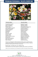 Bulk Wildflower Seed Shaker – Perennial Flower Seeds Mix to Plant Anywhere, by Geva Grow | 20 - Different Type Beautiful Perennial Wildflower Seeds Bulk 900,000+ Seeds, 1 Pound Tub by GreenHaven Gardens