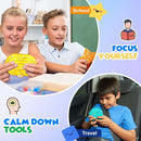 Sensory Fidget Toys for Kids: 8 Pack Gel-Filled Maze Squeeze for Children - Calming Autism Toys for Classroom by TinyTreasures Baby Boutique