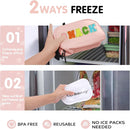 Freezable Lunch Bag for Work School Travel,Leak-Proof Small Lunch Bag by TinyTreasures Baby Boutique