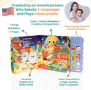 GO GO 9 Creative Animal Nursery Rhymes: Interactive Book for 1 Year Old, Sound Books for Toddlers 1-3, Musical Books for Toddlers 1-3, Music Book for Toddlers 1-3, Baby Books with Sound, Singing Books by TinyTreasures Baby Boutique