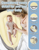 Baby Lounger - Infant Lounger for Newborn 0–26 Months, Waterproof Inner Cover and Pure Cotton Breathable Baby Nest Cover, Newborn Lounger for Baby Boys & Girls, Portable Lounger for Home and Travel by TinyTreasures Baby Boutique