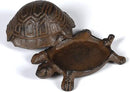 Key Hider Outdoor Turtle Cast Iron Hidden Spare Key Holder Outside Garden Indoor Decoration by GreenHaven Gardens