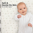 KeaBabies 2-Pack Organic Crib Sheets for Boys, Girls - 52x28 Fitted Crib Mattress Sheet Neutral, Breathable Jersey Cotton Cover for Baby Bed, Toddler Mattress, Soft & Cute Prints (Marine Muse) by TinyTreasures Baby Boutique