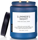 M&SENSE Summer's Night Soy Candle, Large 2 Wick, 19.4oz Up to 110 Hours Burn Time, Natural Scented for Home, Manly Candle in Glass Jar for Bedroom by CozyNest Decor