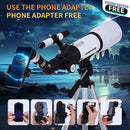 PISEZ 70400 Telescope for Adults & Beginner,70mm Aperture 400mm AZ Mount Astronomical Refracting Telescope for Kids Beginnerswith Carry Bag, Phone Adapter by TinyTreasures Baby Boutique