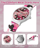 Kids Analog Watch Boys Girls, 30M Waterproof, Sports Watch for Boys, Easy to Read Children's Thin Dial Wrist Watches with Soft Band, for Ages 5-15 Kids Great Birthday Gifts Christmas Day by TinyTreasures Baby Boutique