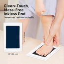 4-Pack Inkless Baby Hand and Footprint Kit - Mess Free Ink Pad for Newborn Keepsake, Dog Nose & Paw Print Kit, Clean Touch Ink Pad for Baby Hand & Footprints, Ideal New Mom Gifts (Midnights) by TinyTreasures Baby Boutique