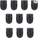 1/2 inch Drip Irrigation Fittings End Caps For (0.52" ID x 0.65" OD) 16mm Drip Irrigation Tubing Connectors End Plugs-10 Pack by GreenHaven Gardens