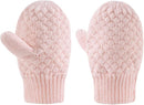 Baby Knit Mittens Toddler Boys Girls Gloves Winter Infant Newborn No Scratch Mitten 0-3 Years by TinyTreasures Baby Boutique