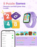 Kids Watch for Girls 5-12, Kids Smart Watch Fitness Tracker Pedometer, No Phone Needed, Puzzle Games with Parental Control, IP68 Waterproof, Heart Rate, Sleep Monitor, Step Counter, 80 Sports by TinyTreasures Baby Boutique