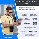 Neck Wallet for Travel & Passport Holder with RFID Blocking - Slim & Easy to Conceal Nylon Travel Pouch for men & women - Holds Phone, Cash, Cards, Keys - Sweat & Water Resistant - X-Large- Light Grey by TinyTreasures Baby Boutique