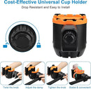 Accmor Stroller Cup Holder with Phone Holder, Universal Cup Holder, Bike Cup Holder, 360° Rotatable Large Caliber Drinks Holder for Stroller, Bike, Wheelchair, Walker by TinyTreasures Baby Boutique