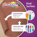 Colorations Prima-Color Fade-Resistant Paper Rolls, Brown, Arts and Crafts, 48" x 60' , Drawing, Finger Painting, Paint, Watercolor, Wall Art, Bulletin Boards, Kids Crafts (Item