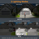 LEPOWER Battery Powered LED Flood Light Outdoor,1500LM Motion Sensor Security Lights, IP65 Waterproof,Wireless Flood Light Battery Operated,3 Head Motion Detector Light for Garage,Yard,Porch(Black) by GreenHaven Gardens
