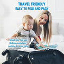 I Inflatable Baby Bathtub, Baby Tubs for Newborns to Toddlers, Infant Bathtub for Baby Travel Essential for Age from 0 to 6 Months,Baby Lounger Pillow for Newborn by TinyTreasures Baby Boutique