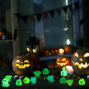 58 Pcs Halloween Luminous Mini Toys Glow in Dark Tiny Resin Figures Set Fairy House Diorama Accessories Ornament for Garden Dollhouse Craft DIY (Pumpkin) by GreenHaven Gardens
