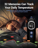 Ear Thermometer with Heated Probe, High Accuracy Thermometer for Kids, Adults and Babies with 32 Memory Recall, Mute and Night Light, Includes 21 Disposable Probe Covers, Storage Box by TinyTreasures Baby Boutique
