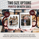 Ship Next Day Custom Mug Design Your Own Photo Text Personalized Picture Gifts for Women Men Customized Gifts Idea Personalized Coffee Mugs 15oz Dark Red Handle by TinyTreasures Baby Boutique