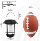 Otdair Solar Wall Lantern Outdoor, Flickering Flames Solar Sconce Lights Outdoor, Hanging Lamps Wall Mount for Front Porch, Patio and Yard, 4 Pack by CozyNest Decor