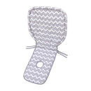 – Soft Gray and White Chevron High Chair Pad | Easy to Install Replacement Cushion | Fits Most 3-5 Point Harness High Chairs by TinyTreasures Baby Boutique