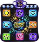 Dance Mat Toys for 3-12 Year Old Girls - Light Up 8 Buttons Dance Mat for Kid Age 4-8 Bluetooth Dance Pad - Kids Toy 8-12 Year Olds, Birthday for 3 4 5 6 7 8 9 10+ Year Old Boys Kids by TinyTreasures Baby Boutique