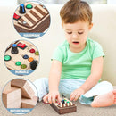 Joyreal Wooden Montessori Busy Board, Toddler Sensory Toys, LED Light Switch, Travel Toys for 2+ Year Old Boy by TinyTreasures Baby Boutique