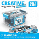 Engino Creative Engineering STEM Toys, 20 Multi Model Set, Building Toys for Kids 7+, Engineering Kit for Inventors, STEM Projects, Creative & Fun Play, Gift for Boys & Girls by TinyTreasures Baby Boutique