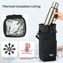 Insulated Water Bottle Carrier Bag with Strap Phone Pocket for 25/32/40/64 oz Tumbler Cup, Water Bottle Holder by TinyTreasures Baby Boutique