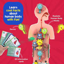 Smartivity Human Body Model for Kids 6-12 Years | Learn Body Organs, Functions with Fun Card Games | Cool Birthday Gift for Boys & Girls | DIY STEM Science Toys for Kids 6,7,8,9,10,11,12 Years I by TinyTreasures Baby Boutique