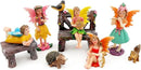Fairies Set of 10 Pcs Miniature Garden Figurines - Outdoor Decor Art for Fall Winter, Outdoor Statue for Patio, Lawn, Yard Decoration by CozyNest Decor