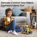 Sillbird Robot Building Kit with Remote Control Gifts for Kids Boys Ages 8-13, Coding STEM Robotic Technic Racer Car Toys for Birthday, Build 6in1 Model with 631 Pieces by TinyTreasures Baby Boutique