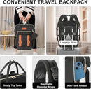 PIIOSER Diaper Bag Tote with Ice Pack, Large Capacity & Waterproof Diaper Bag Backpack for Moms Dads, Insulated Baby Tote Bag with Changing Pad, Stroller Straps & Pacifier Case, Black by TinyTreasures Baby Boutique