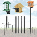 Bird Feeder Pole, 76in Adjustable Bird House Pole for Outdoors, Heavy Duty Smart Feeder Pole Mount Kit for Feeders, Birdhouse, Weather Station, Birdwatching by GreenHaven Gardens