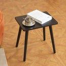 AWASEN Side Table, Small Black End Table for Living Room Bedroom Office Small Spaces, Modern Accent Side Table Nightstand with Solid Wood, Easy Assembly, (Black) by CozyNest Decor