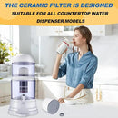 2Pack Replacement Ceramic Dome Water Filter 0.2 to 0.5 micron for Countertop Portable Water Purification System by CozyNest Decor